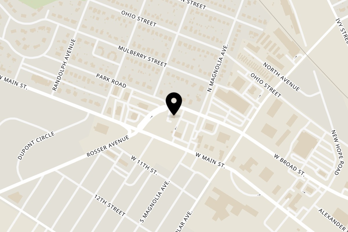 Map showing the location of Scotto's Italian Restaurant & Pizzeria on 1412 W Broad St in Waynesboro
